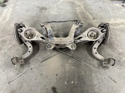 OEM BMW E36 M3 Complete Rear Subframe Trailing Arms Axles Brakes NO DIFF End
