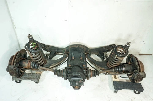 72-89 Mercedes 380SL R107 OEM RWD Subframe Cradle Wheel Hubs Calipers 5067 Rear