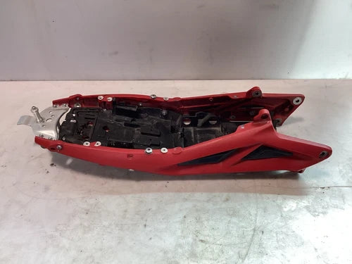 13-17 TRIUMPH DAYTONA 675 675R BACK SUBFRAME TAIL BATTERY TRAY RED OEM REAR