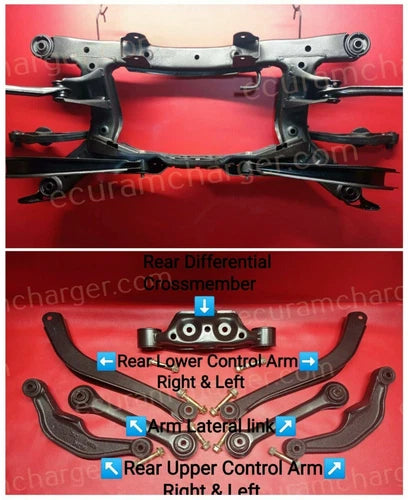 00-04 Subaru OUTBACK Rear Crossmember Frame K-Frame Subframe w/ Bolts & Acc. Sub