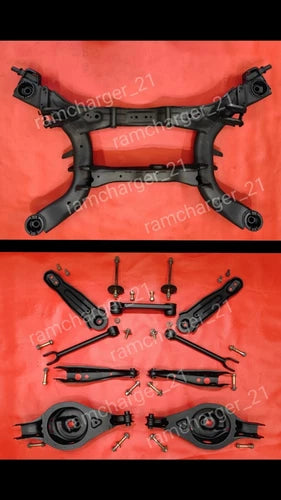 03-07 Nissan Murano AWD Rear Crossmember Control Arms & Bolts OEM K-Frame