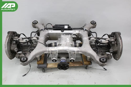 ✅ 13-15 BMW F01 750Li Rear Suspension Spindles Axles Differential OEM Subframe