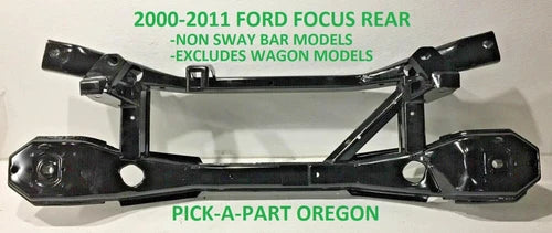 2000-2011 Ford Focus rear crossmember sub frame cross member subframe beam oem k