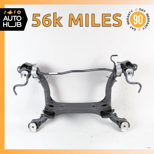 17-21 Audi B9 A4 FWD Rear Frame Subframe Crossmember w/ Sway Bar OEM 56k Sub