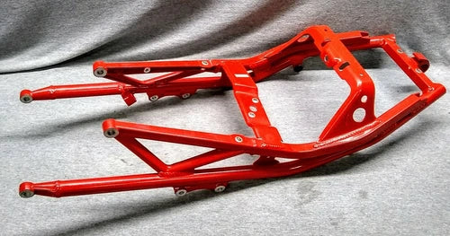 Triumph Daytona 675, 2006-08, OEM rear assembly red, T2070602 subframe