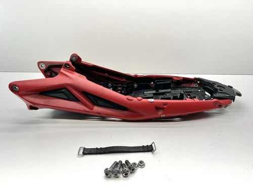 #150 2013-2016 Triumph Street Triple R OEM Rear Subframe Tail Frame Tray RED 675