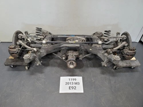 ✅ OEM BMW E90 E92 E93 Rear End Subframe LSD 3.15 Differential Axles DCT 107k M3