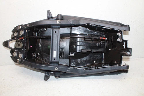 11-15 TRIUMPH SPEED TRIPLE 1050 OEM SUBFRAME BATTERY TRAY LOCK MECHANISM REAR