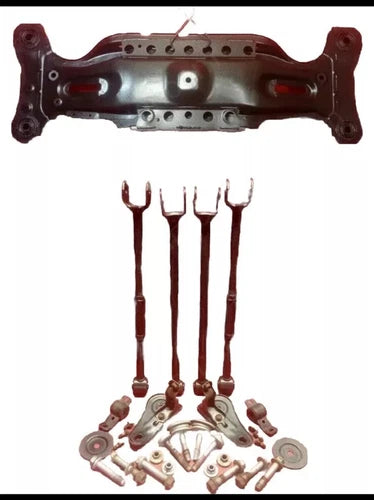 01-13 Highlander Rear FWD Crossmember Subframe Lateral Links+Bolts + Brackets w